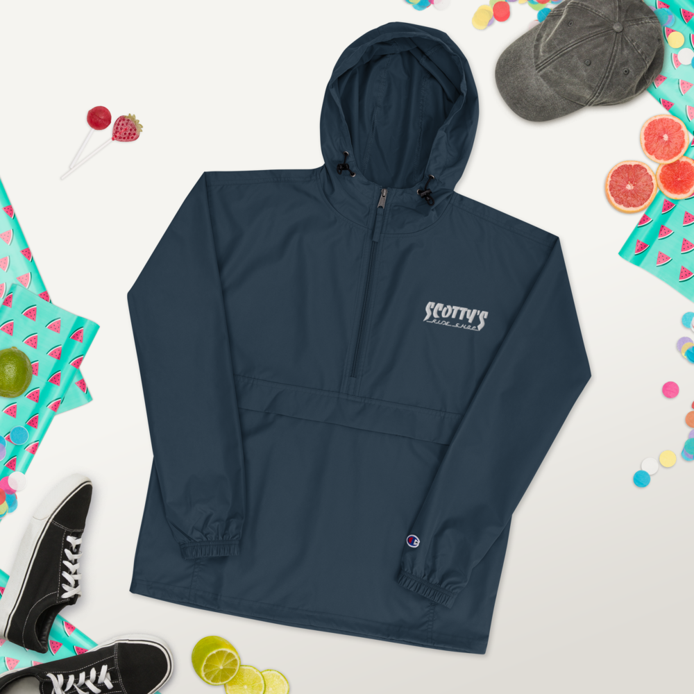 Embroidered Thrasher Champion Packable Jacket