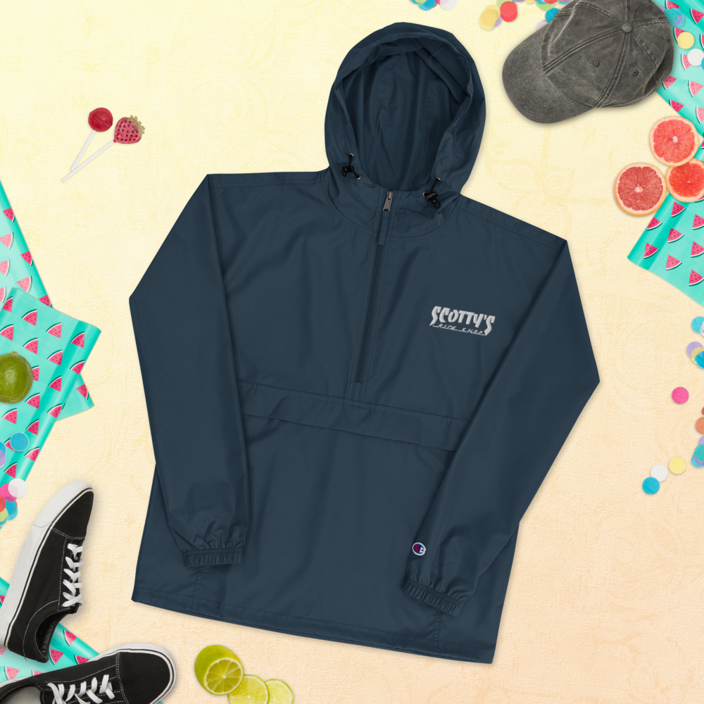 Embroidered Thrasher Champion Packable Jacket