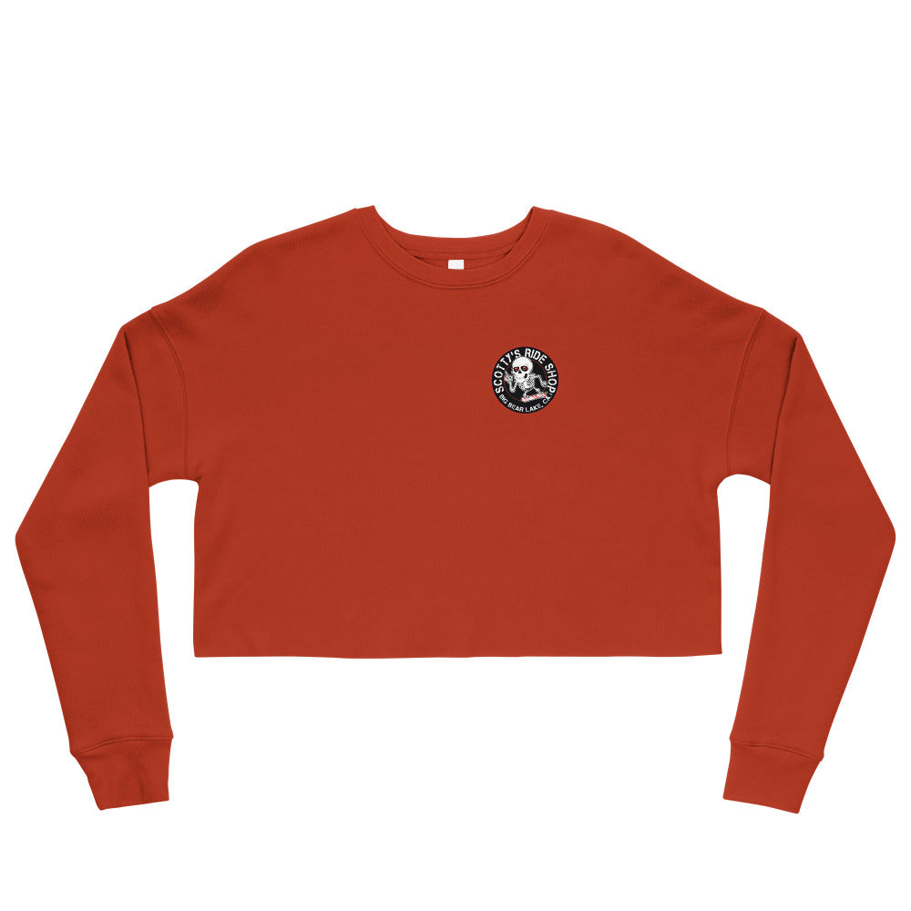 Women's Cropped Ride Shop Sweatshirt